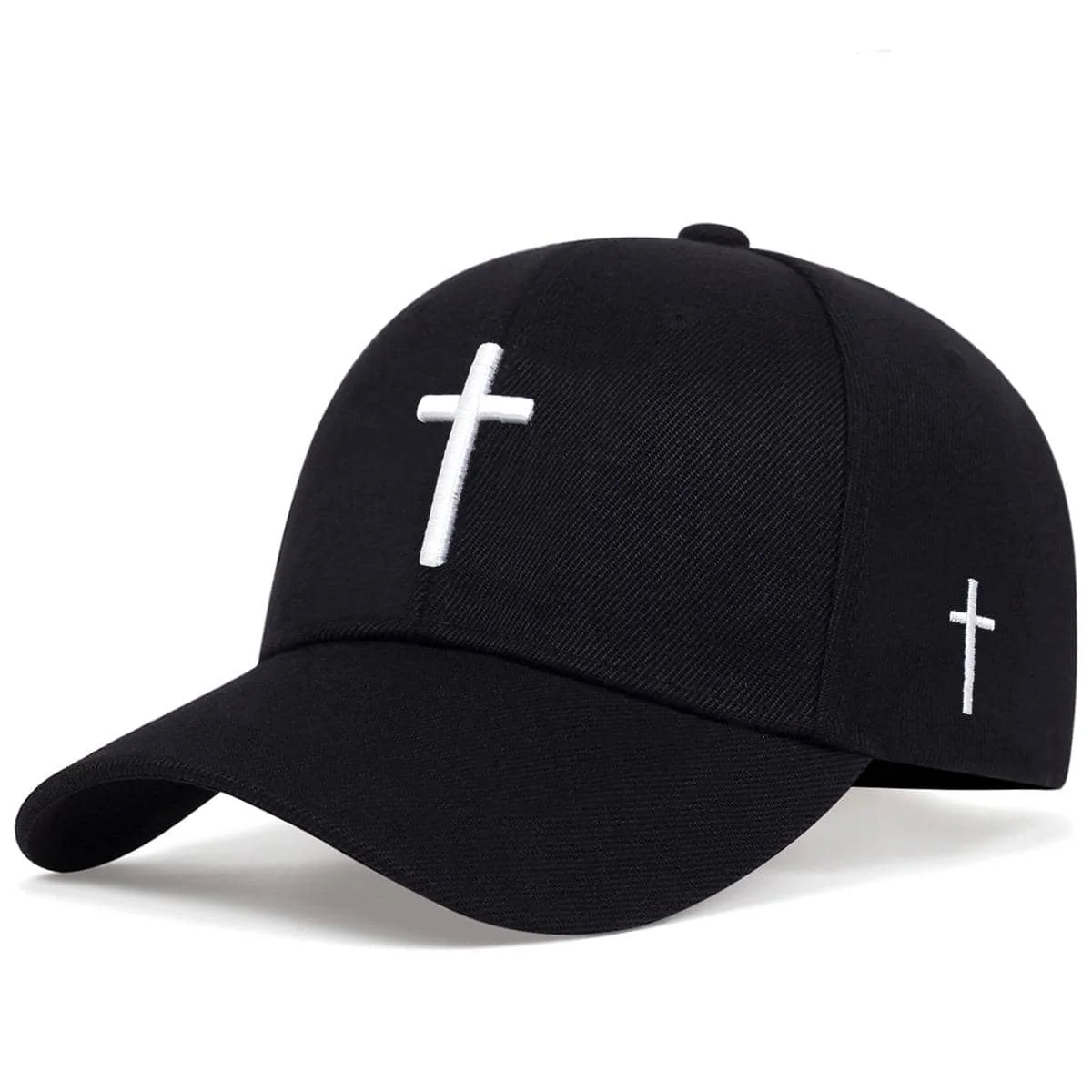 Cross Embroidered Cap