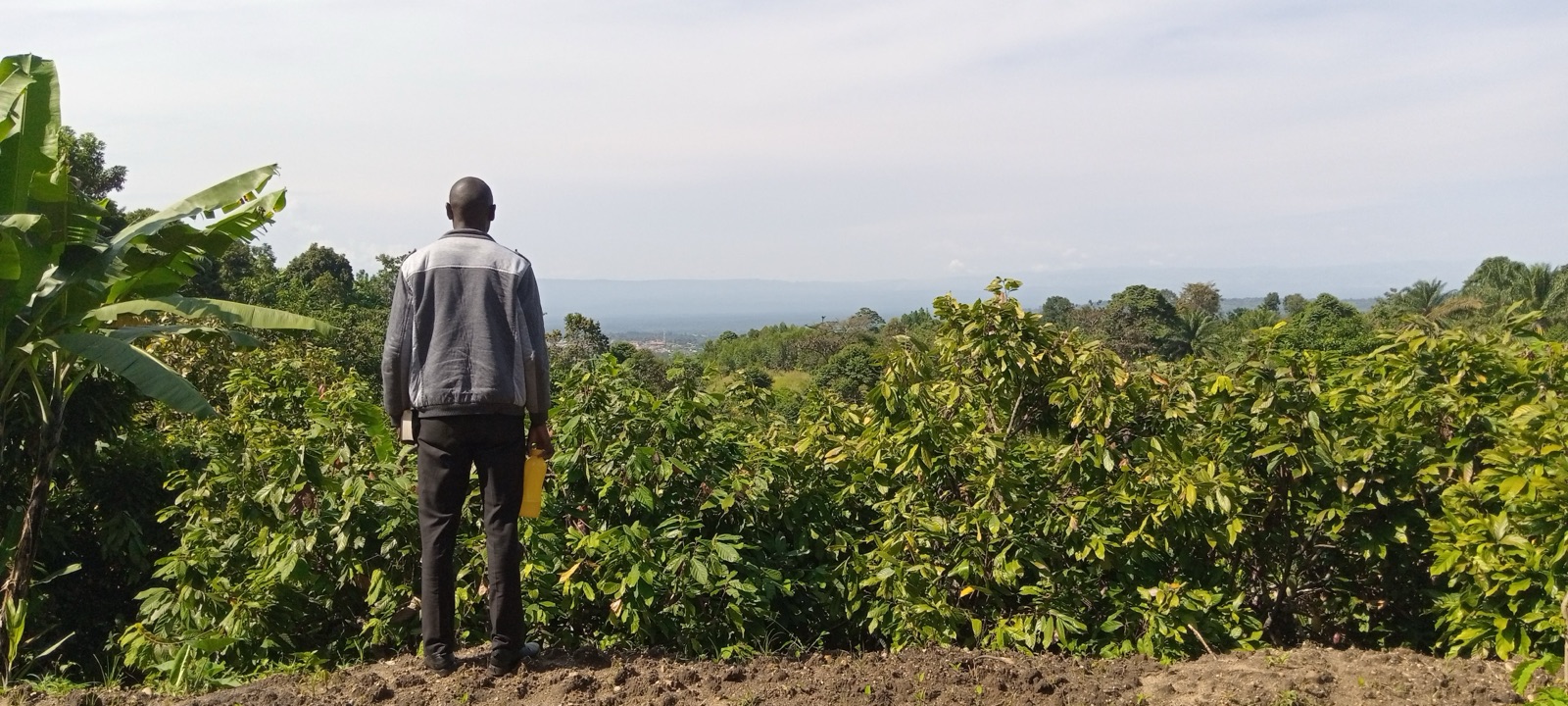Labwor missionary looking out over Ugandan hills — reaching every community with the Gospel